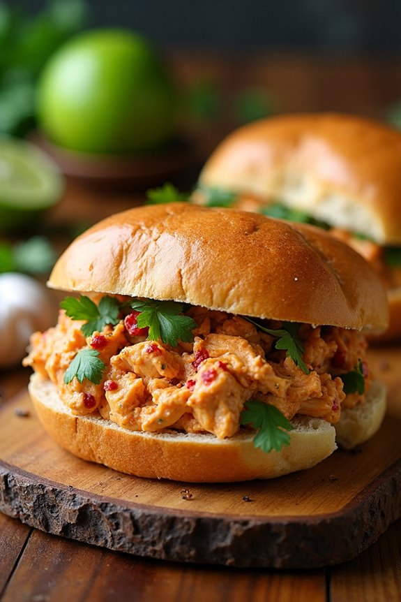 spicy ancho chile chicken sandwich