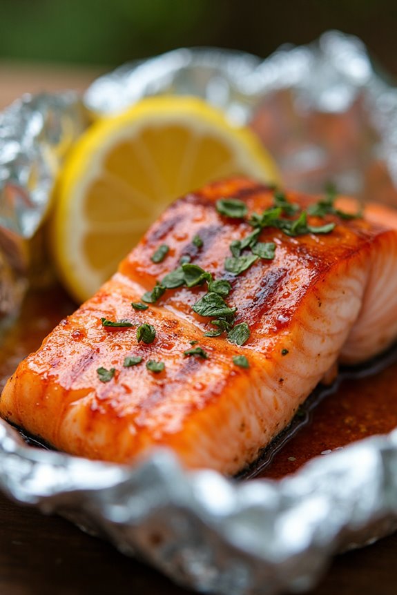 sweet glazed grilled salmon recipe