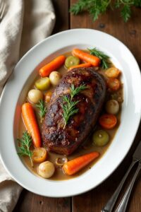 tender wine braised pot roast
