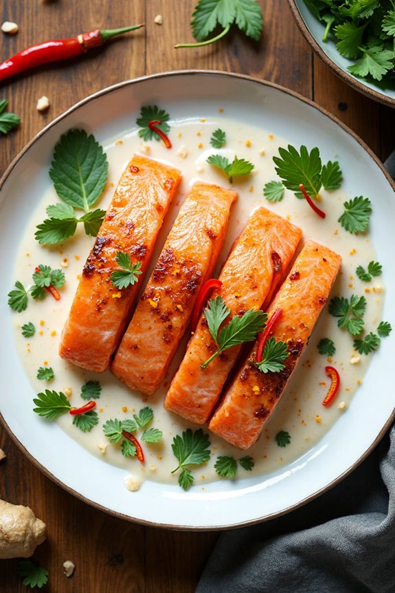 thai coconut salmon recipe