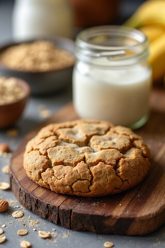 vegan sourdough cookie ingredients