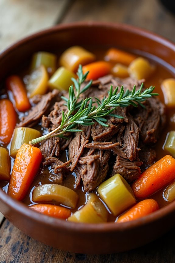wine braised pot roast recipe