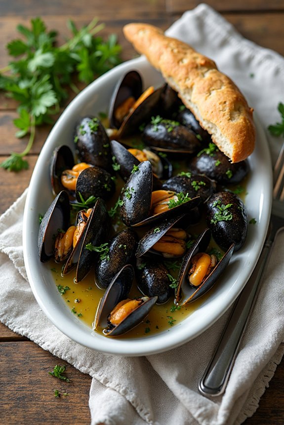 wine steamed mussels recipe