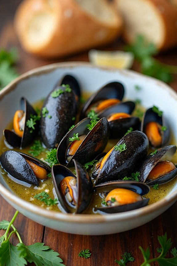 wine steamed mussels recipe