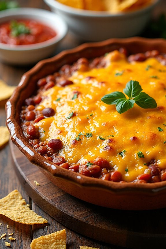 zesty bean nacho pie
