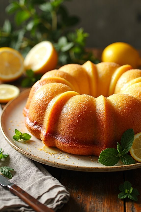 zesty lemon bundt cake