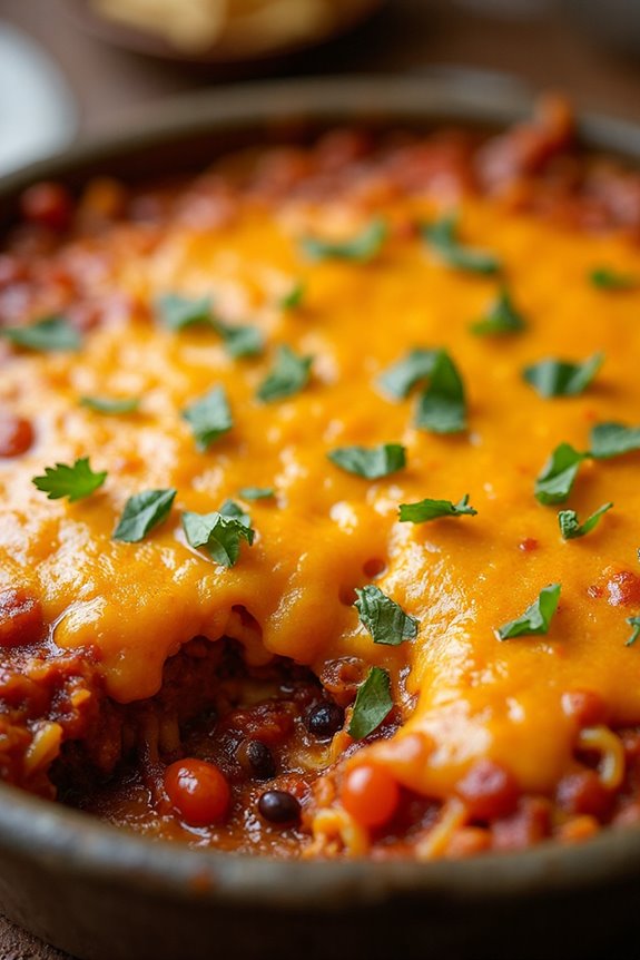 zesty mexican bean pie
